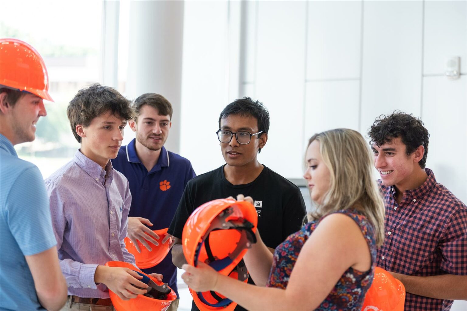 T&H Clemson Civil Engineering Hard Hat Ceremony Thomas & Hutton
